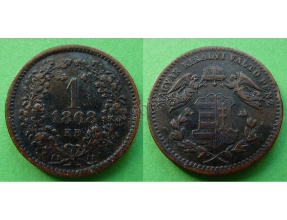 1 Kreuzer 1868