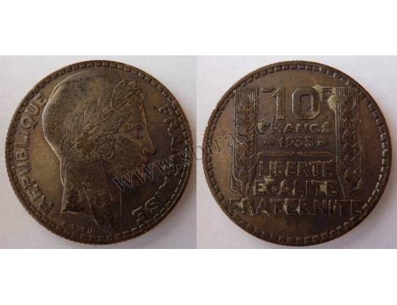 Francie - 10 franků 1933