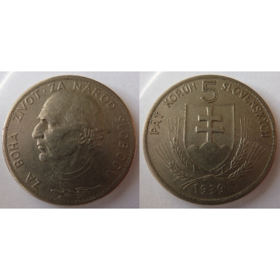 5 korun 1939
