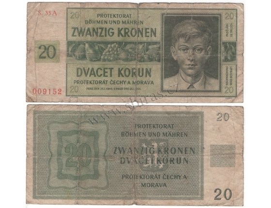 20 korun 1944