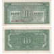 10 korun 1950, neperforovaná, série CH