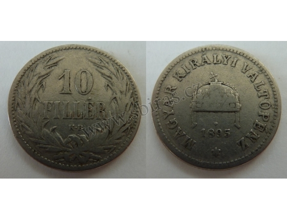 10 haléřů 1895