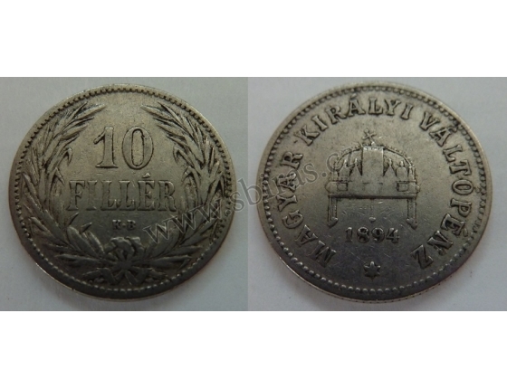 10 haléřů 1894