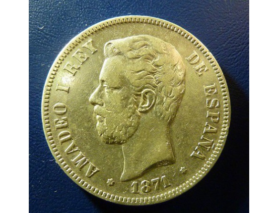 5 pesetas 1871