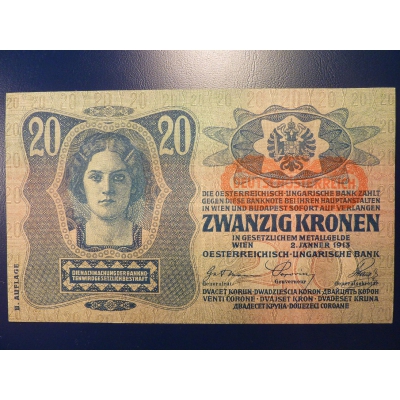 20 korun 1913