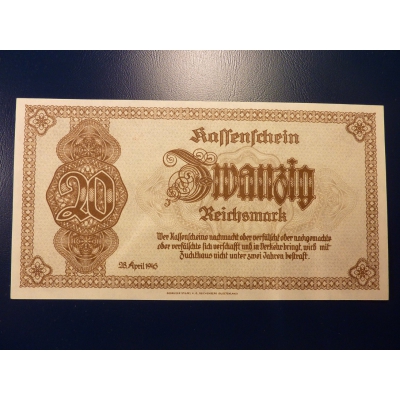 20 Reichsmark 1945