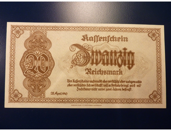 20 Reichsmark 1945