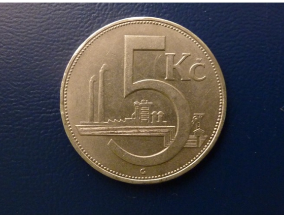 5 korun 1938