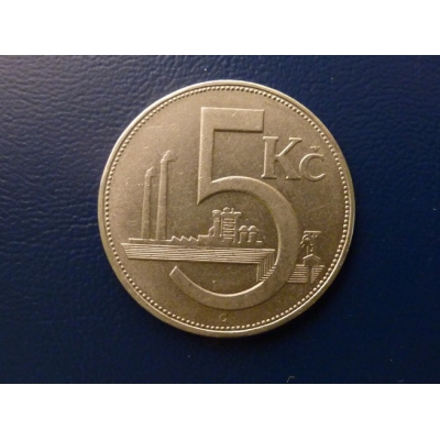 5 korun 1938