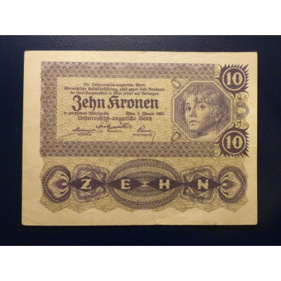 10 korun 1922