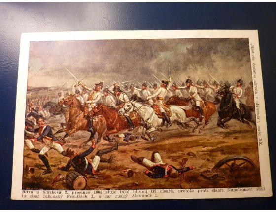 Historie českého národa v obrazech - Bitva u Slavkova 2. prosince 1805