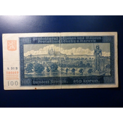 100 korun 1940