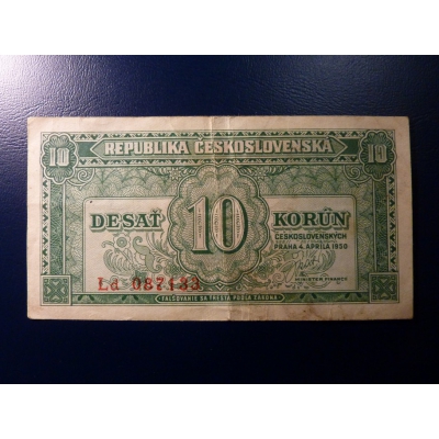 10 korun 1950