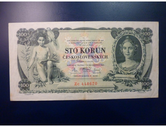 100 korun 1925