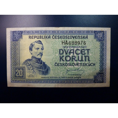20 korun 1945