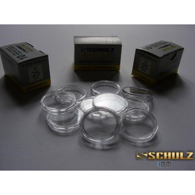10 pcs. 25mm Coin capsules