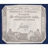 Bankovka: Francie - 50 Sols 1793