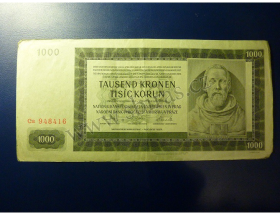 1000 Kronen 1942