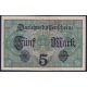 Německo - bankovka 5 Marek 1917 UNC