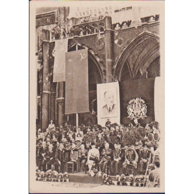 Československo - pohlednice Projev vlády na Staroměstském náměstí 1945