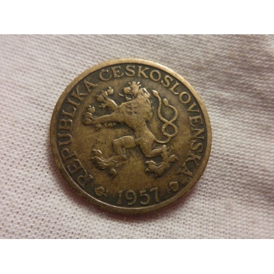 Československo - mince 1 koruna 1957