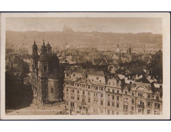 Praha 1928 - Pohled s týnského kostela