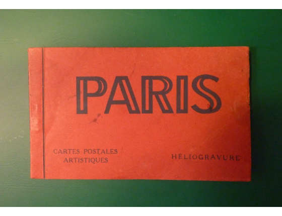 Frankreich - Paris Reihe von Postkarten, ursprüngliche Bindung, 20pc