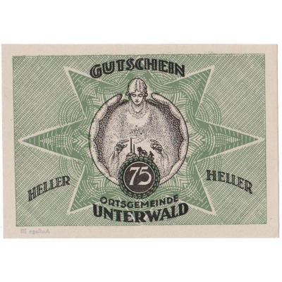 Österreich - Gutschein 60 Heller 1920 UNC
