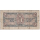 Rusko - bankovka 5 rublů 1938