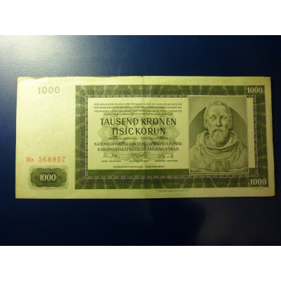 1000 Kronen 1942 Ha