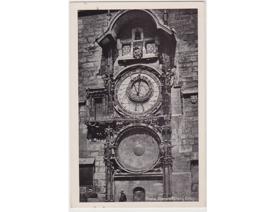 Böhmen und Mähren - Astronomische Uhr in Prag 1943