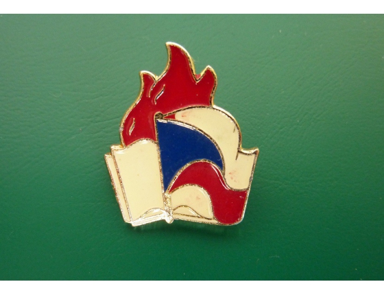 Czechoslovakia - Member Pledge badge PO SSM (pioneer) 1974