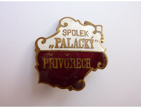 Tschechoslowakei - Abzeichen Verband Palacky Přívory in der Nähe von Melnik