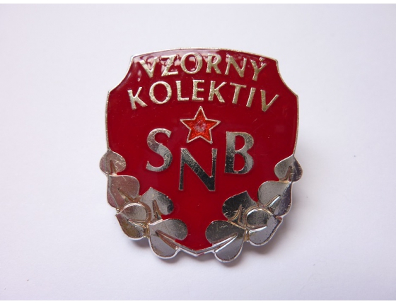 Tschechoslowakei - Exemplarischen Team des Nationalen Sicherheitskorps Abzeichen