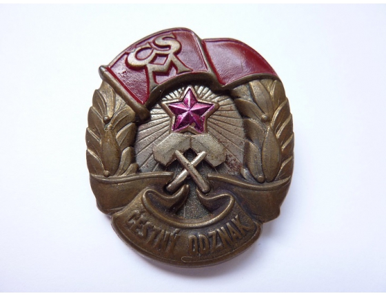 Czechoslovakia - honorary badge of the Czechoslovak Union of Youth