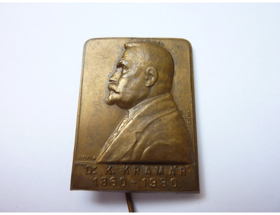 Czechoslovakia - badge Dr. Karel Kramar 1860-1930