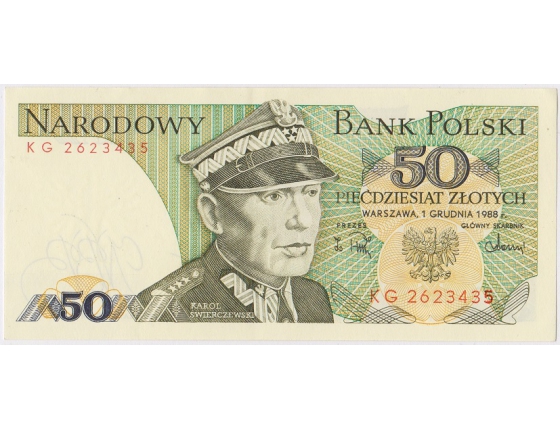 Polen - 50 zlotych 1988 Banknote 