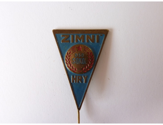 Czechoslovakia - Sokol winter games badge 