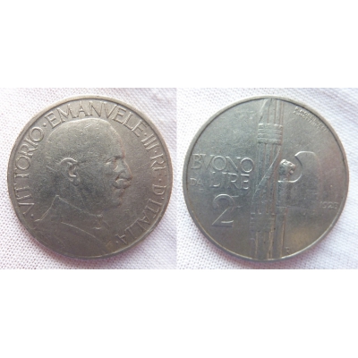 Italien - 2 Lire 1923 R
