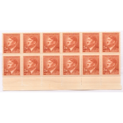 Böhmen und Mähren - Adolf Hitler, Block Briefmarken