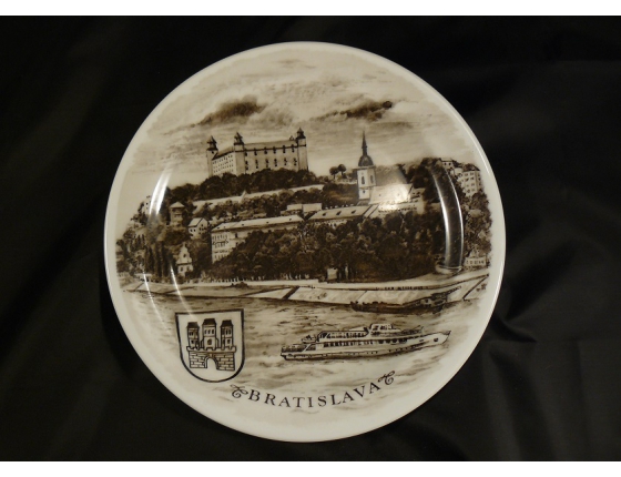 Decorative plate Bratislava