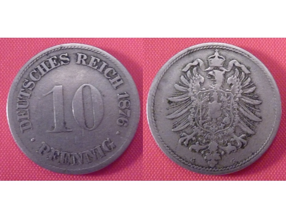 Deutschland - 10 Pfennig 1876