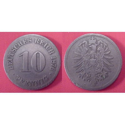 Germany - 10 pfennig 1876