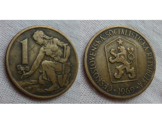 1 koruna 1969