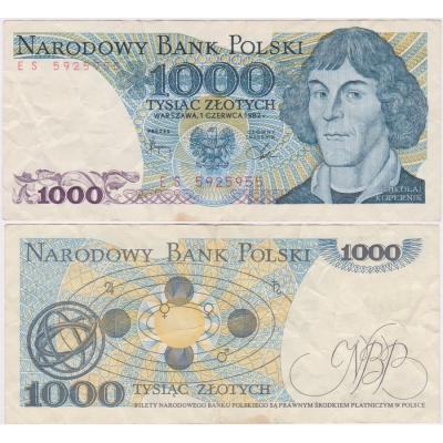 Polen - 1000 zlotych 1982 Banknote 