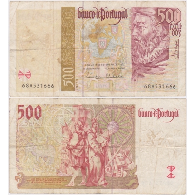Portugal - 500 escudos banknote 1997