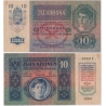 10 korun 1915, série 1004 bez přetisku