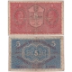 Czechoslovakia - I. banknote issue 5 crowns 1919