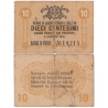 Itálie - bankovka 10 Centesimi 1918