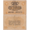 Itálie - bankovka 10 Centesimi 1918